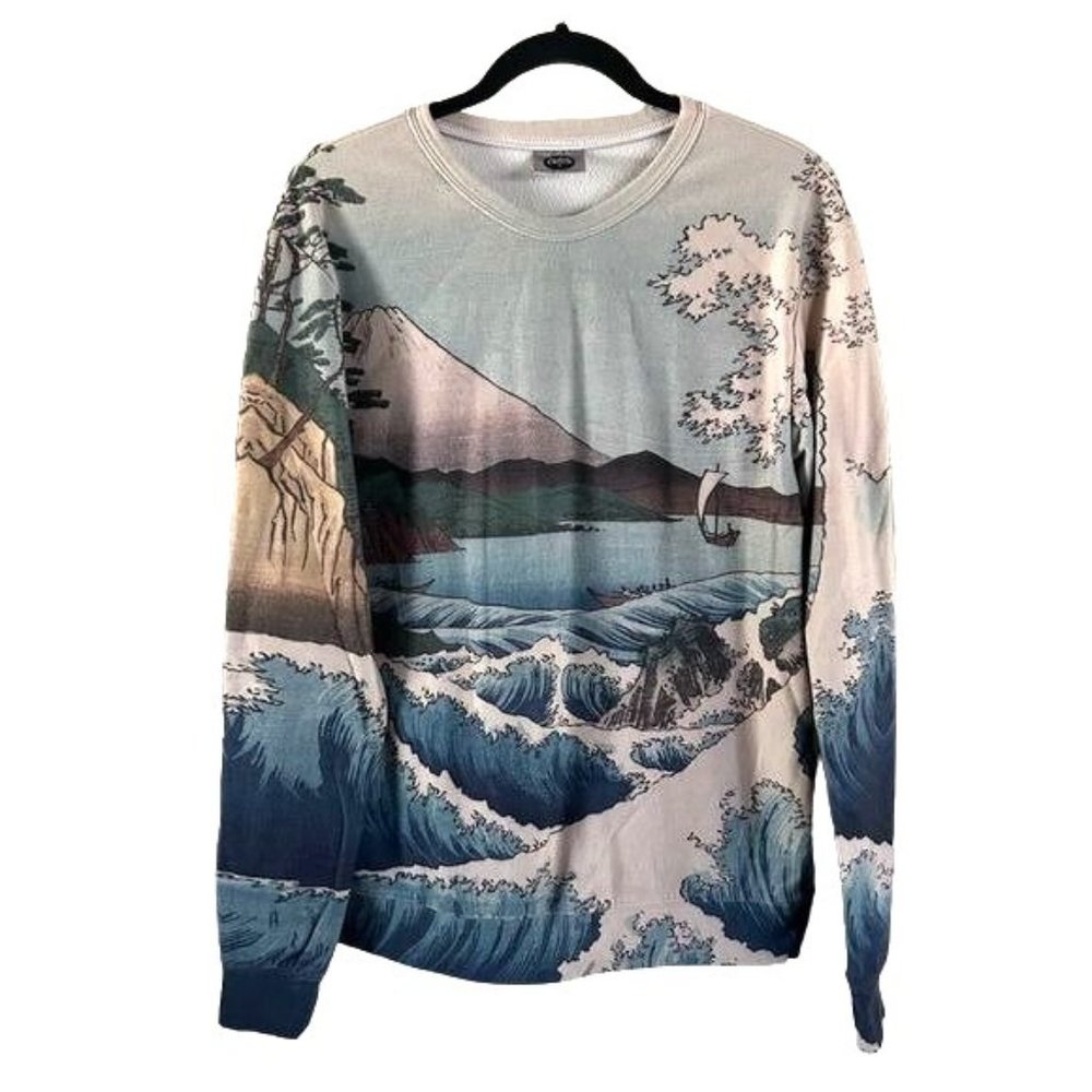 Mr. Gugu & Miss Go Sea Sweater Pullover, Sz Medium